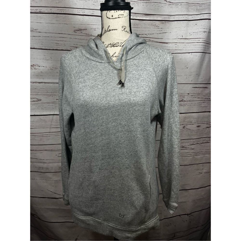Liu Jo Jeans size 40‎ (small) gray sweatshirt with tan back - 2250